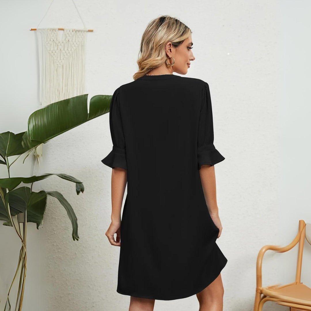 Alina™ | Elegante V-hals Jurk