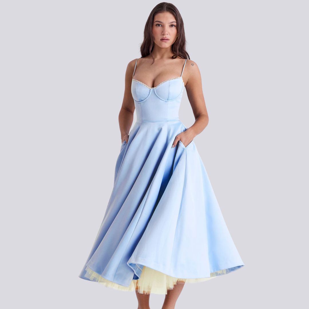 AMARA | Chic Tule Maxijurk voor Feestelijke Momenten