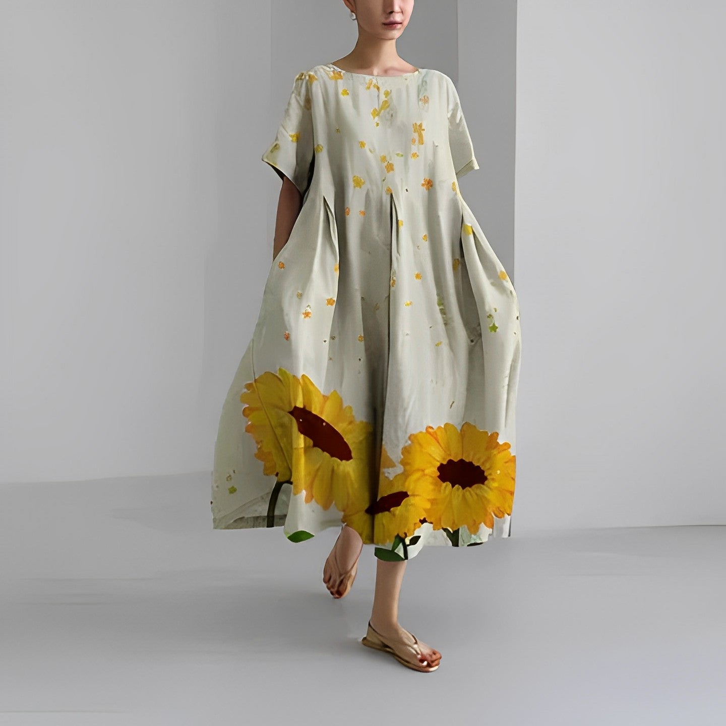 Amelia - Boheemse bloemenjurk