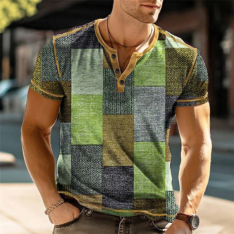 Andreas™ MULTIKLEUR POLO IN MODERNE STIJL