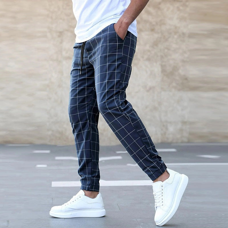 COLOMBO | HEREN JOGGINGBROEK MET RUITPATROON