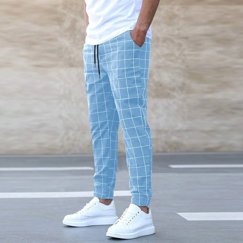 COLOMBO | HEREN JOGGINGBROEK MET RUITPATROON