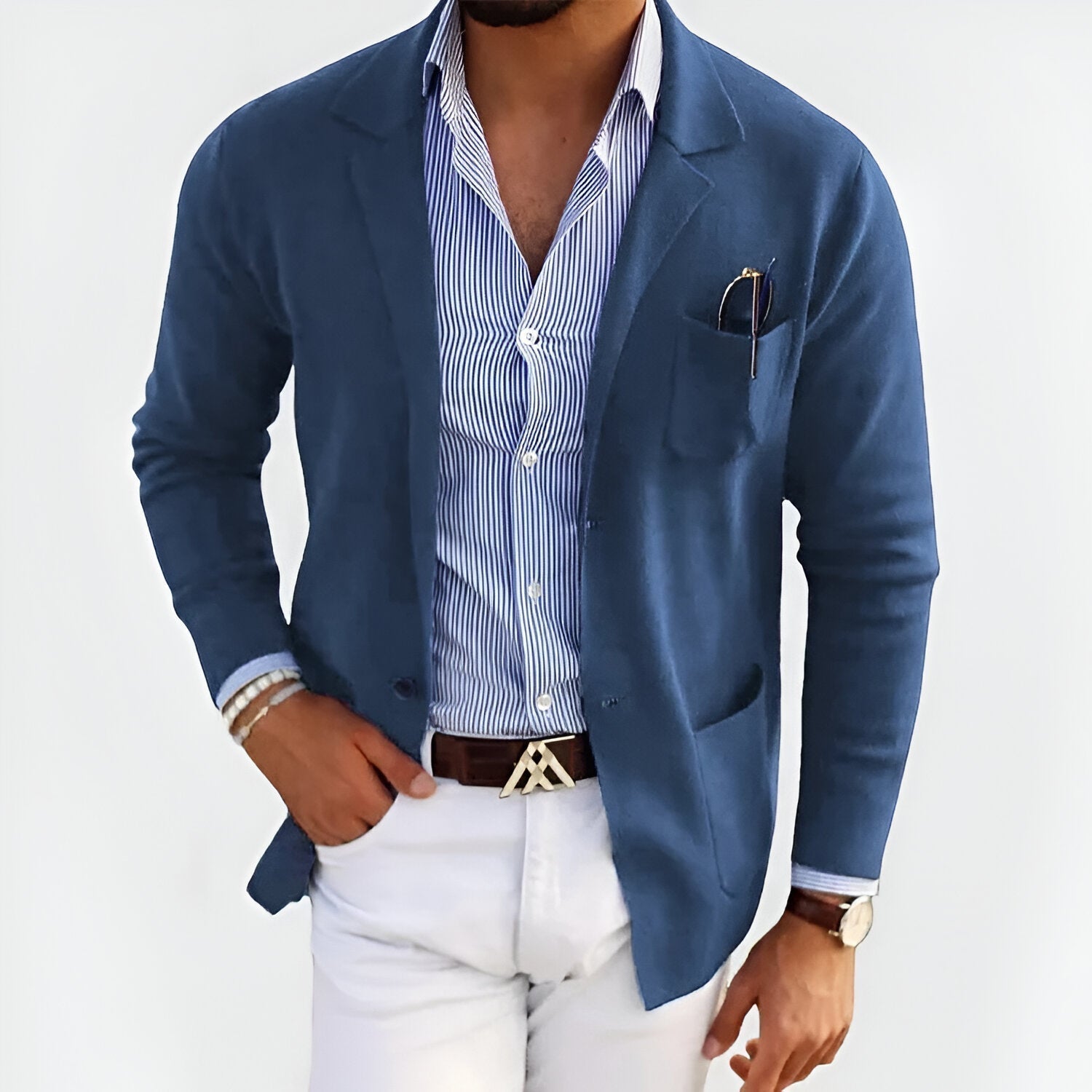 Andreas™ Licht en elegant jas voor heren
