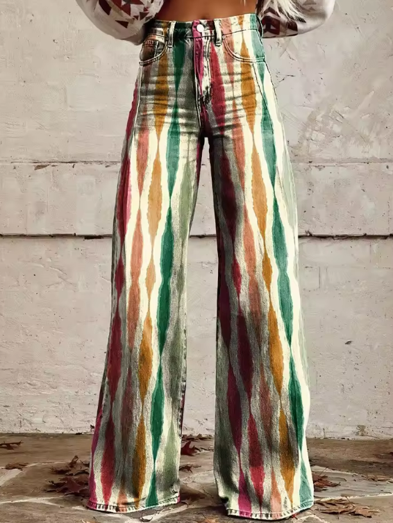 BOHEMIAN DREAMS | Effortless Vintage-Inspired Wide-Leg Trousers