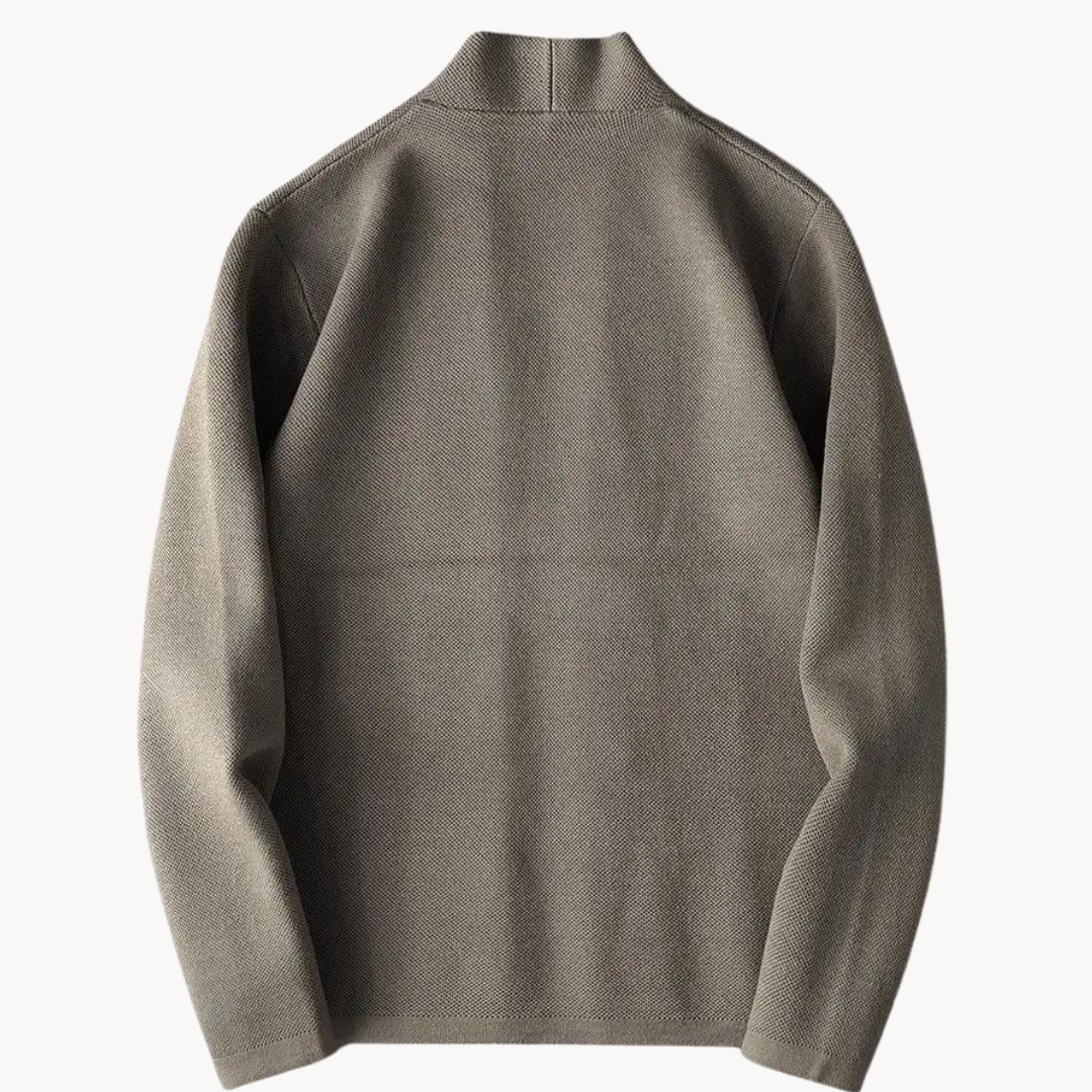 Bertin - Casual gebreid vest met knopen