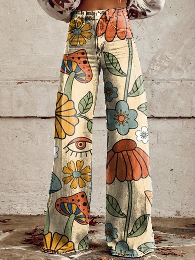 BOHEMIAN DREAMS | Vintage-Inspired Wide-Leg Trousers