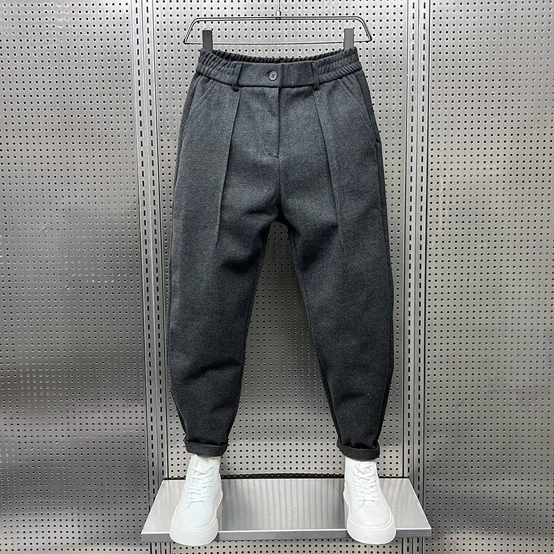 Laurent™ | Mélange Slim Fit Broek